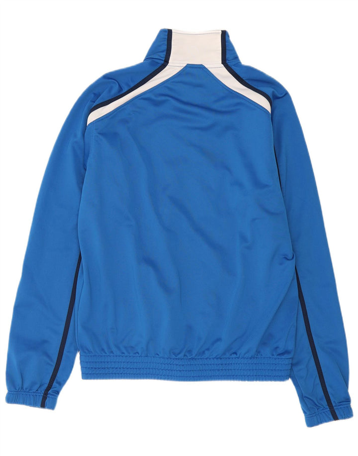Asics Mens Tracksuit Top Jacket XL Blue Colourblock Polyester