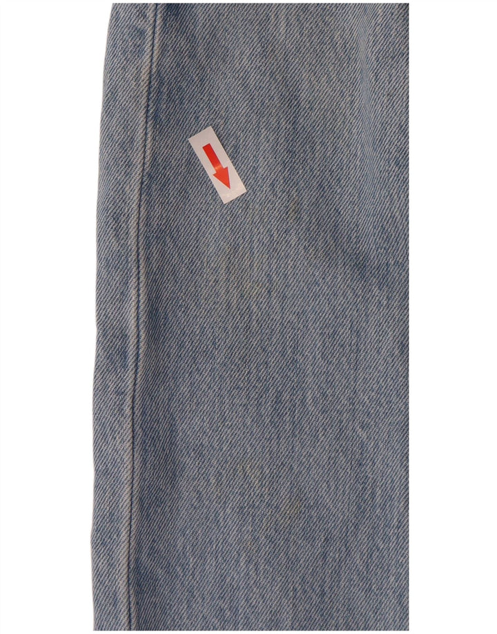 Levi's Mens Straight Jeans W34 L30 Blue Cotton