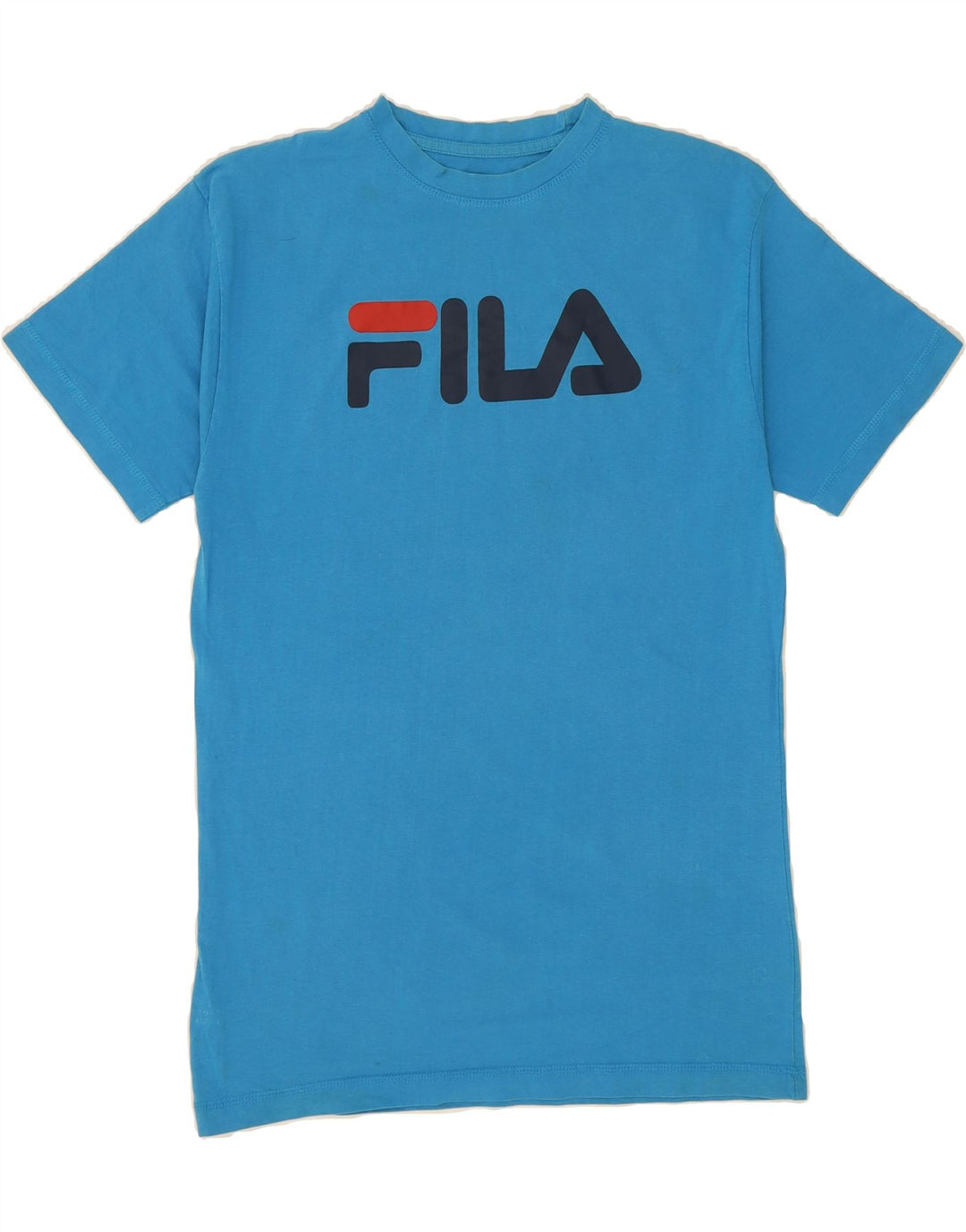 FILA Mens Graphic T-Shirt Top IT 50 Medium Blue Cotton Vintage Fila and Second-Hand Fila from Messina Hembry 