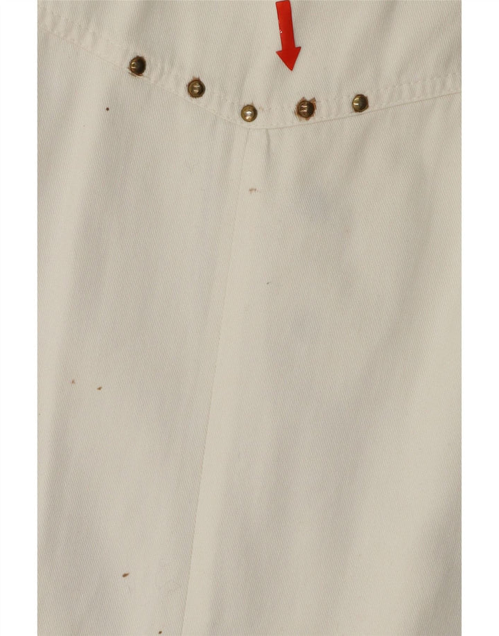 VINTAGE Womens Pencil Skirt W30 Medium White Vintage Vintage and Second-Hand Vintage from Messina Hembry 