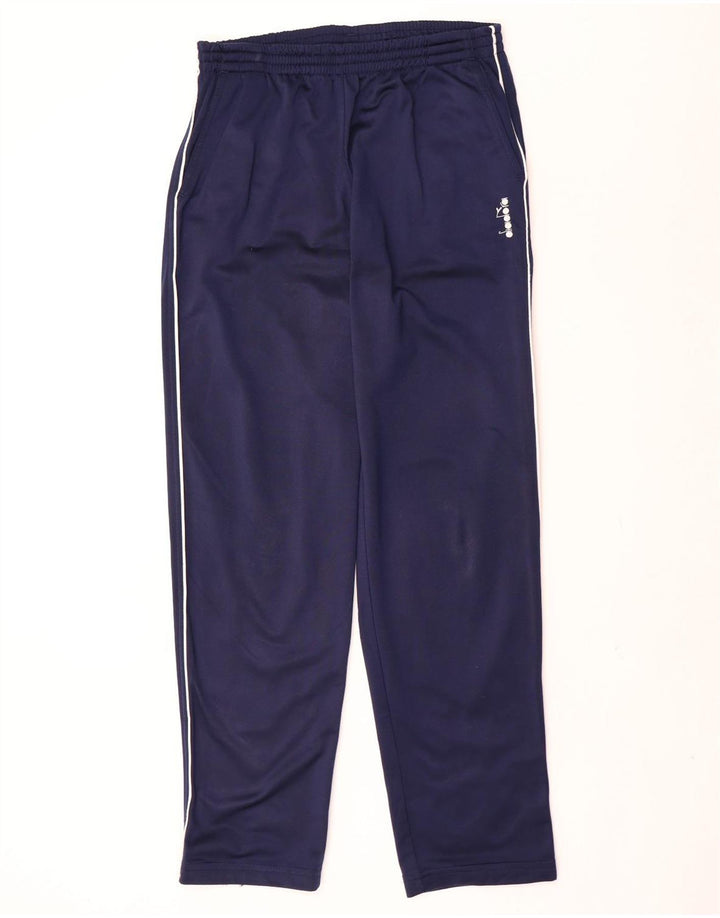 Diadora Mens Tracksuit Trousers Medium  Navy Blue Polyester Sports