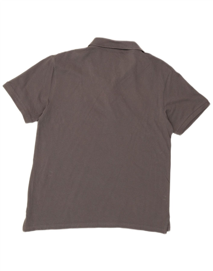 TRUSSARDI Mens Polo Shirt Large Grey