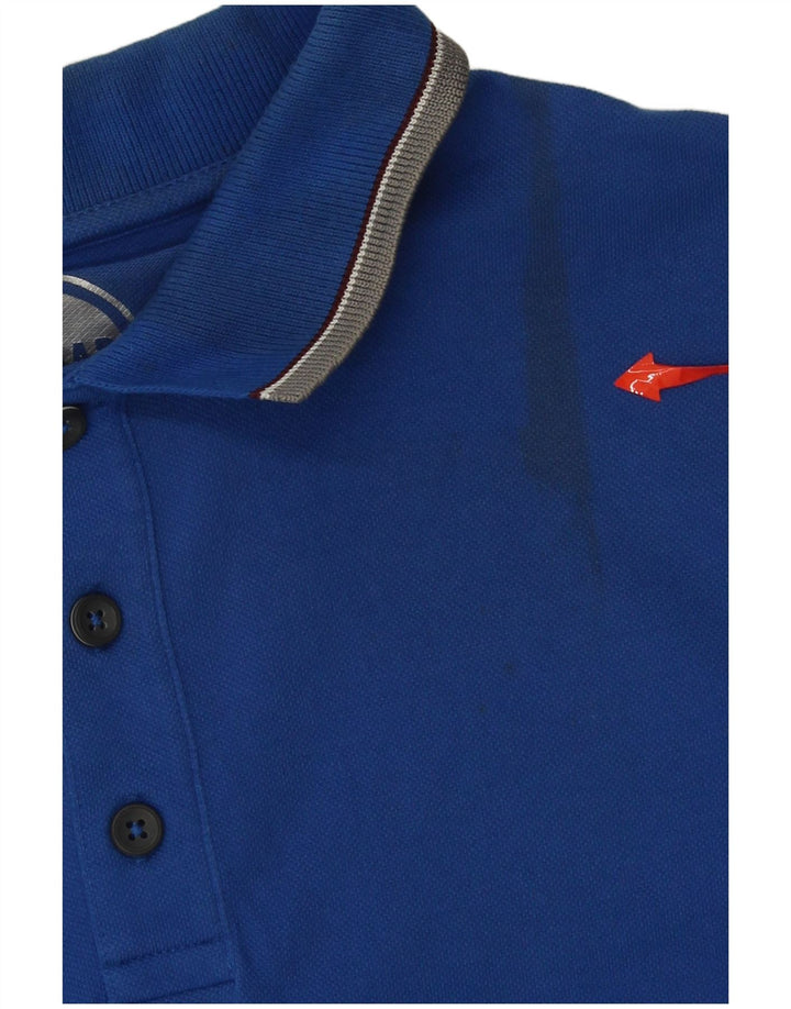 COLMAR Mens Polo Shirt Medium Blue Cotton