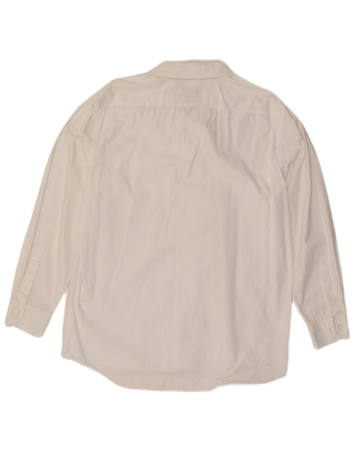 Camisa Hugo Boss Hombre Grande Algodón Blanco