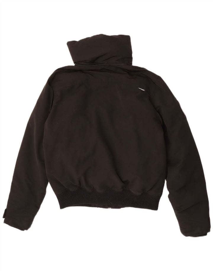 Superdry Mens Padded Jacket UK 38 Medium Black Polyester