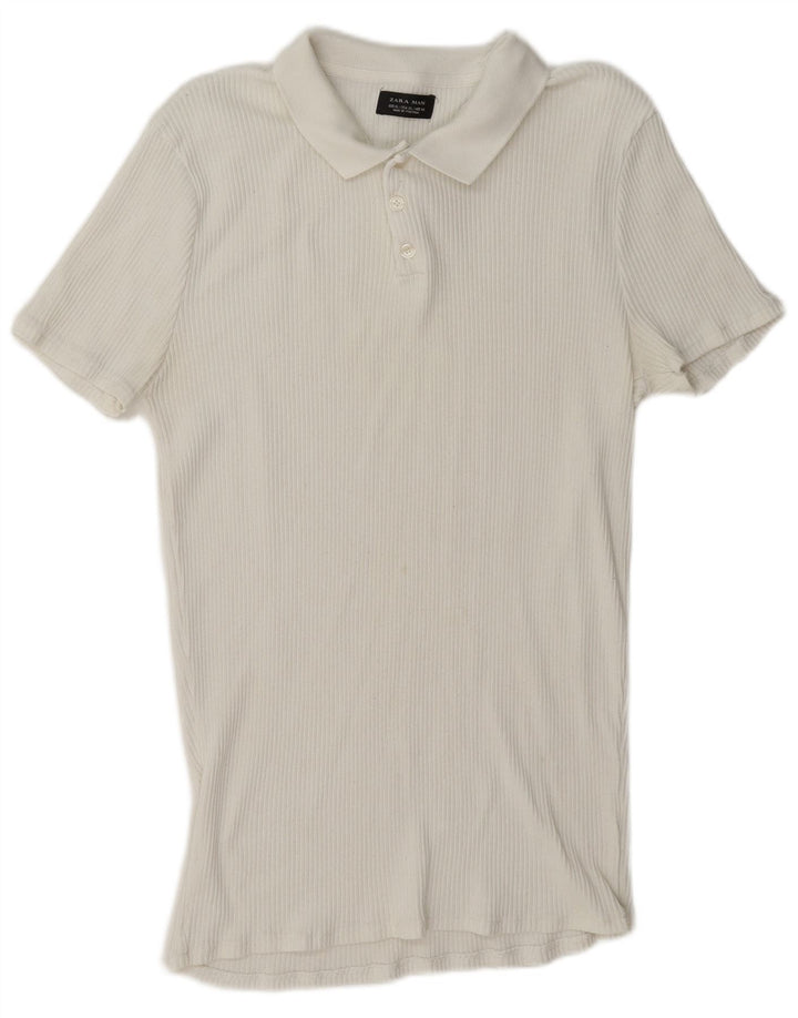 Polo Zara da uomo XL bianca