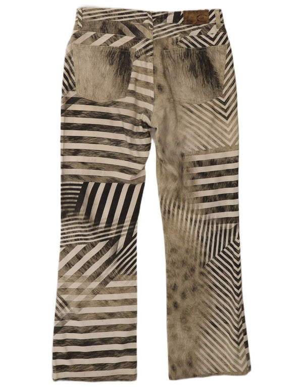 Pantaloni casual dritti da uomo Just Cavalli W30 L29 Designer a righe grigie