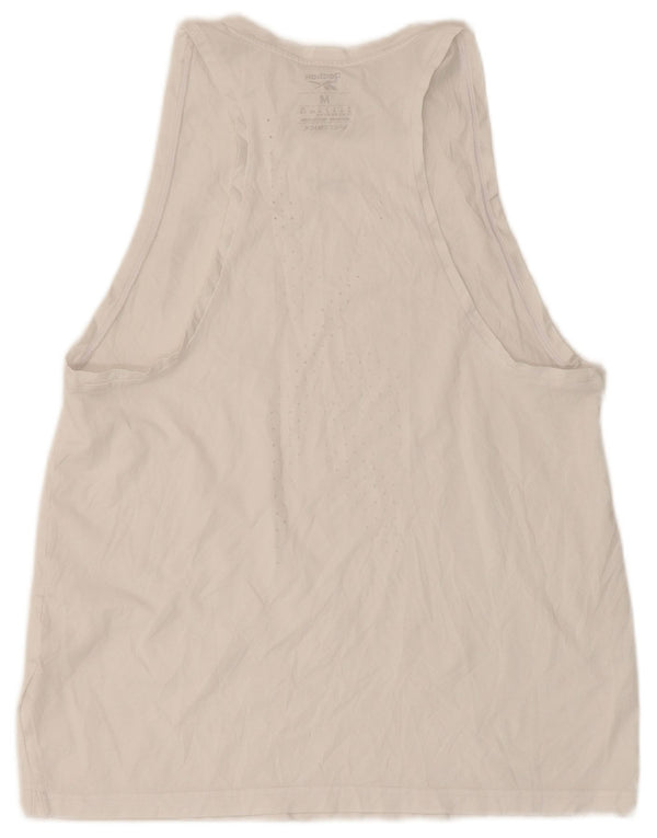 Reebok Damen Weste Top UK 12/14 Medium Weiß