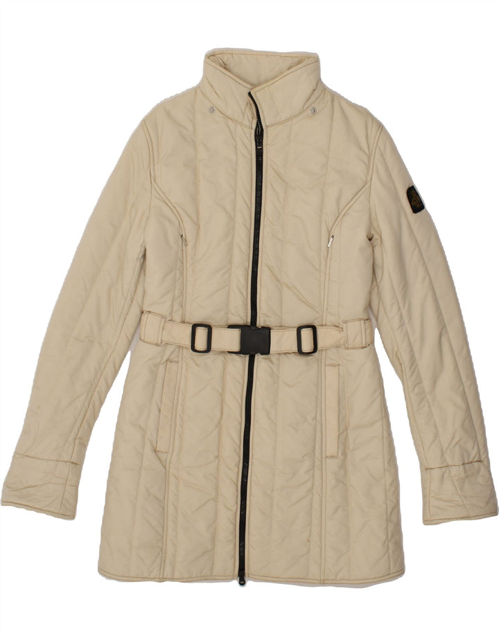 REFRIGIWEAR Womens Windbreaker Coat UK 18 XL Beige Polyamide Vintage Refrigiwear and Second-Hand Refrigiwear from Messina Hembry 