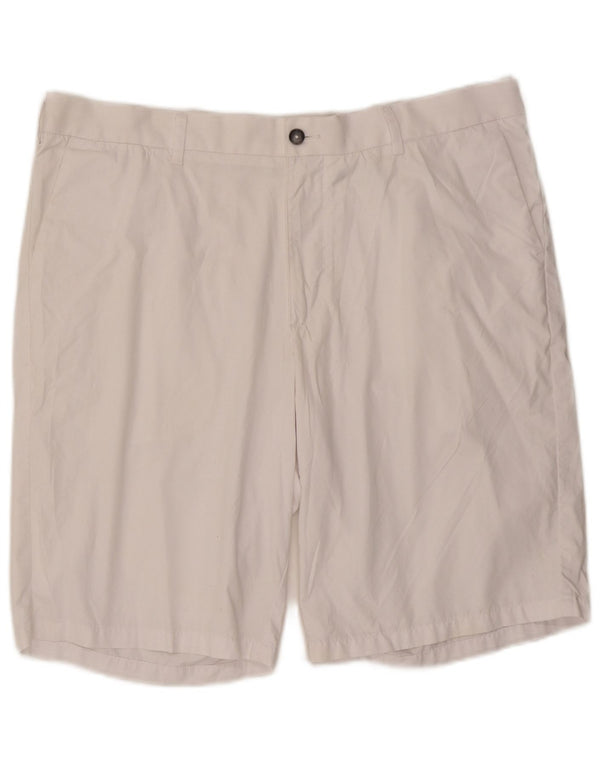 Marks & Spencer Mens Chino Shorts W40 XL White Cotton