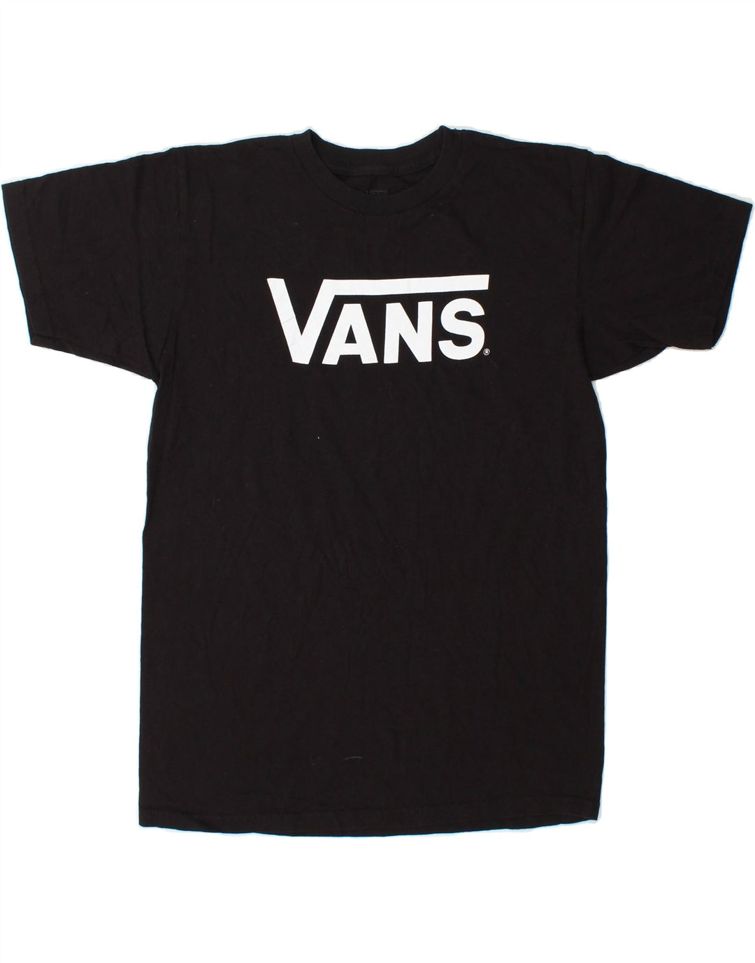 VANS Womens Graphic T-Shirt Top UK 12 Medium Black Vintage Vans and Second-Hand Vans from Messina Hembry 