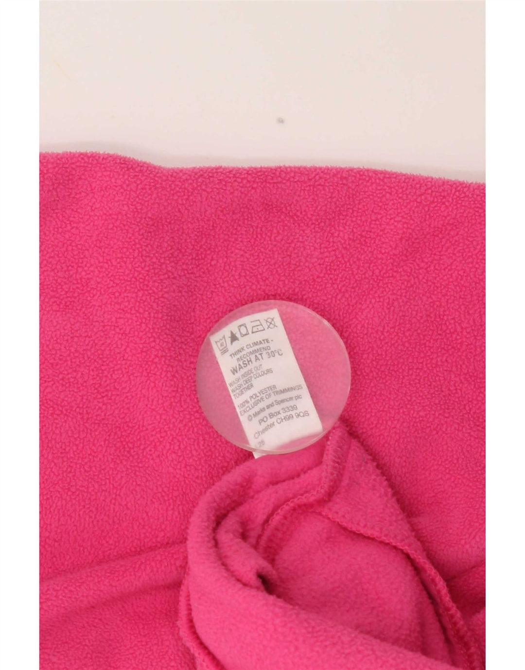Marks & Spencer Chaqueta polar para mujer UK 40 XL Poliéster rosa