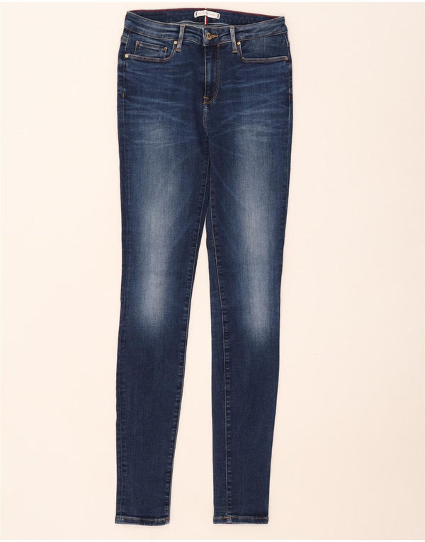 Tommy Hilfiger Damen Como Skinny Jeans W28 L32 Blaue Baumwolle
