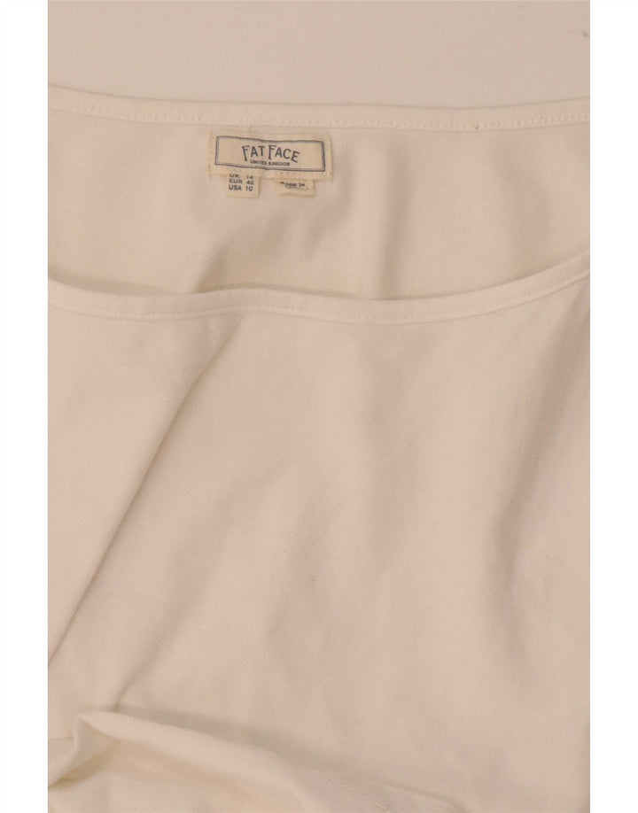 Fat Face Débardeur pour femme UK 14 Grand coton blanc