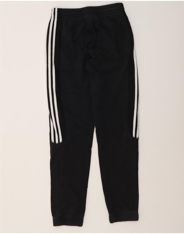Adidas Mens Treino Calças Joggers Pequeno Algodão Preto