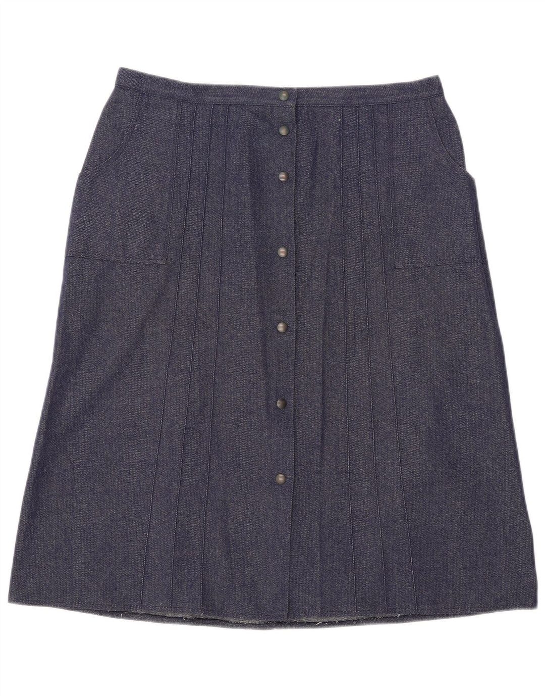 Vintage A-line nederdel til kvinder W34 Large Blue