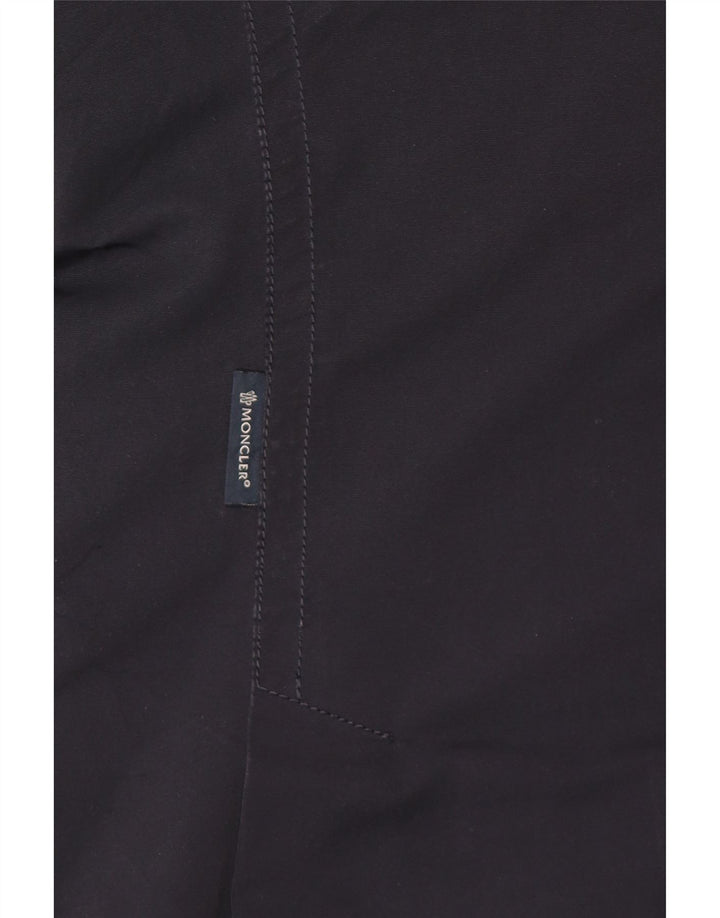 Moncler Mens Padded Jacket Size 4 XL Navy Blue Polyester