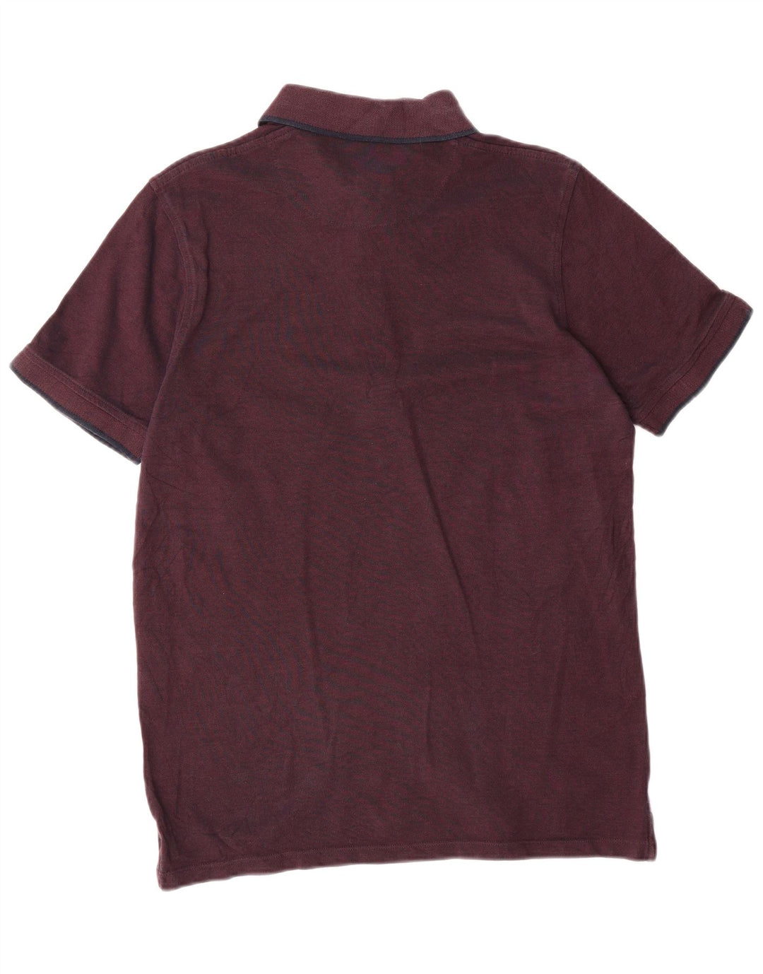 JACK & JONES Mens Polo Shirt Large Burgundy