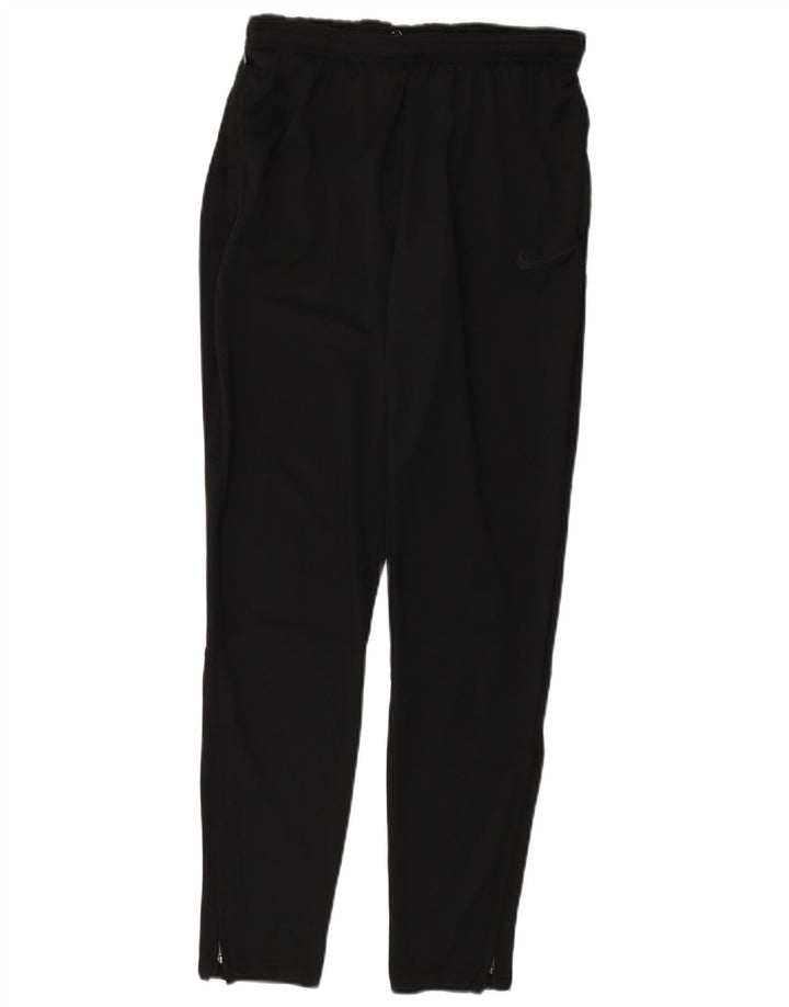 Nike Mens Dri Fit Tracksuit Trousers Small  Black Polyester