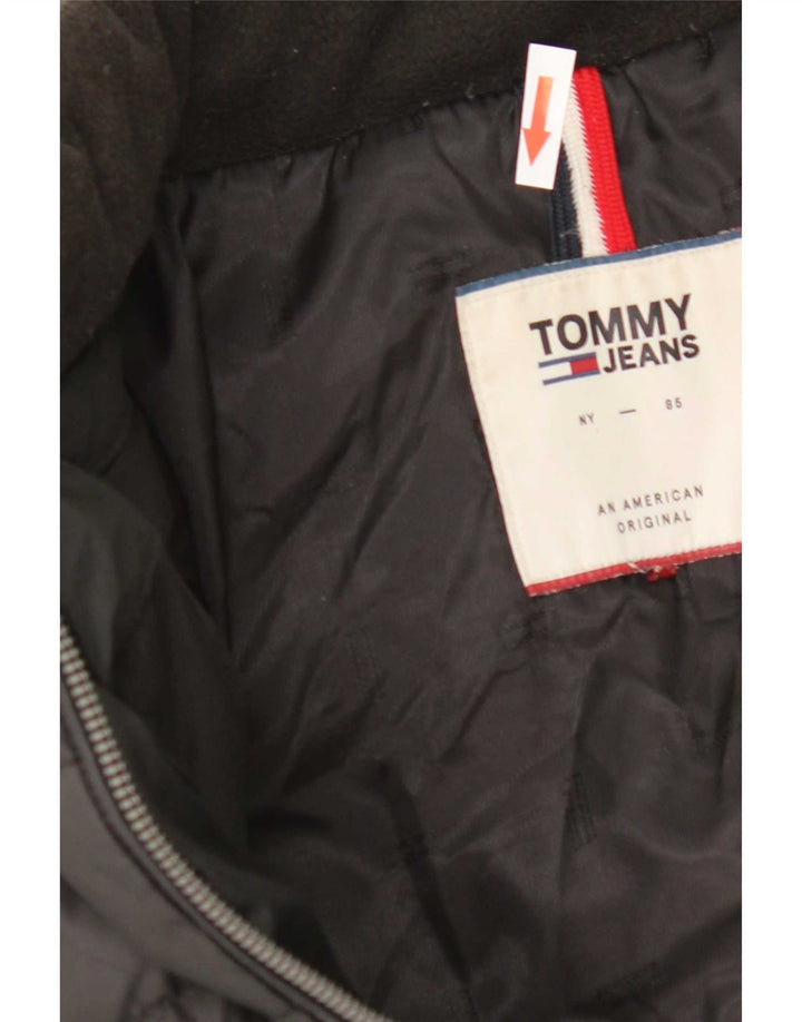 Tommy Hilfiger Veste matelassée pour femme UK 14 Medium Noir Polyester