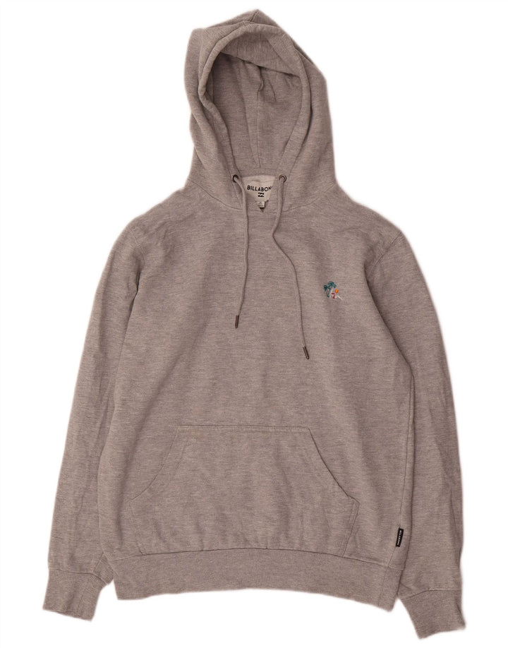 Billabong Mens Hoodie Jumper Medium Grey Cotton