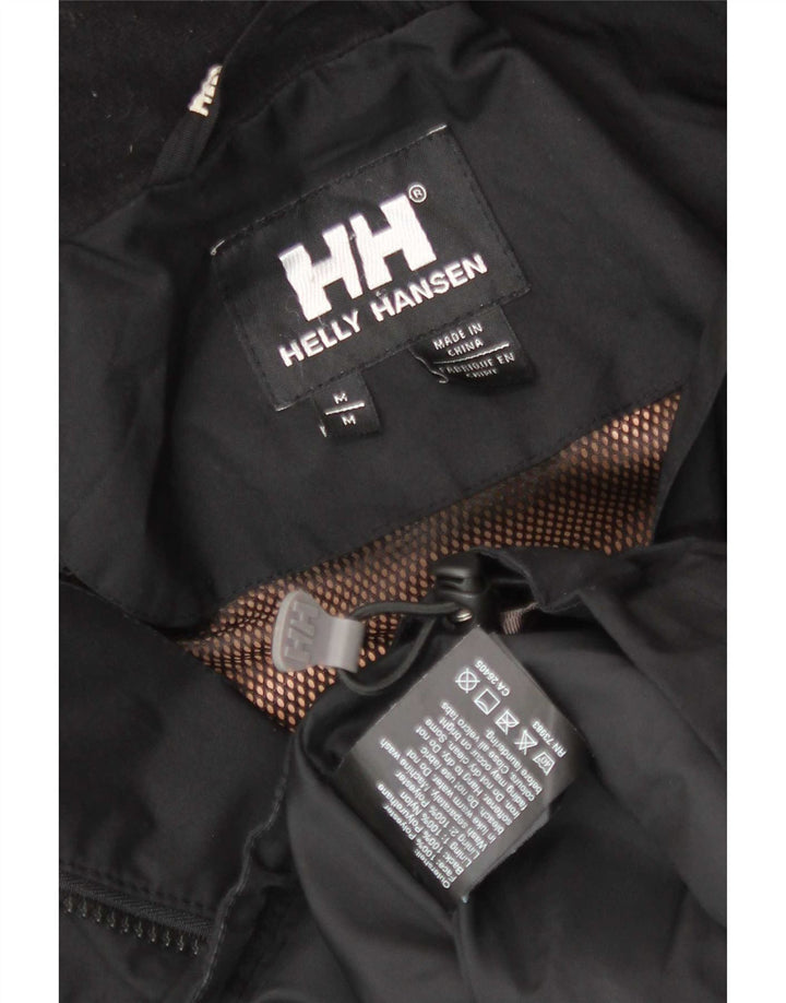 Helly Hansen Chaqueta impermeable con capucha para mujer UK 44 Mediano Negro Poliéster