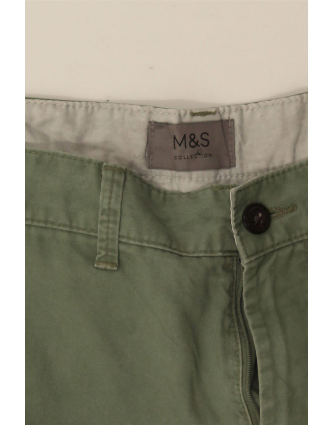 Pantaloncini chino da uomo Marks & Spencer W34 grandi verdi
