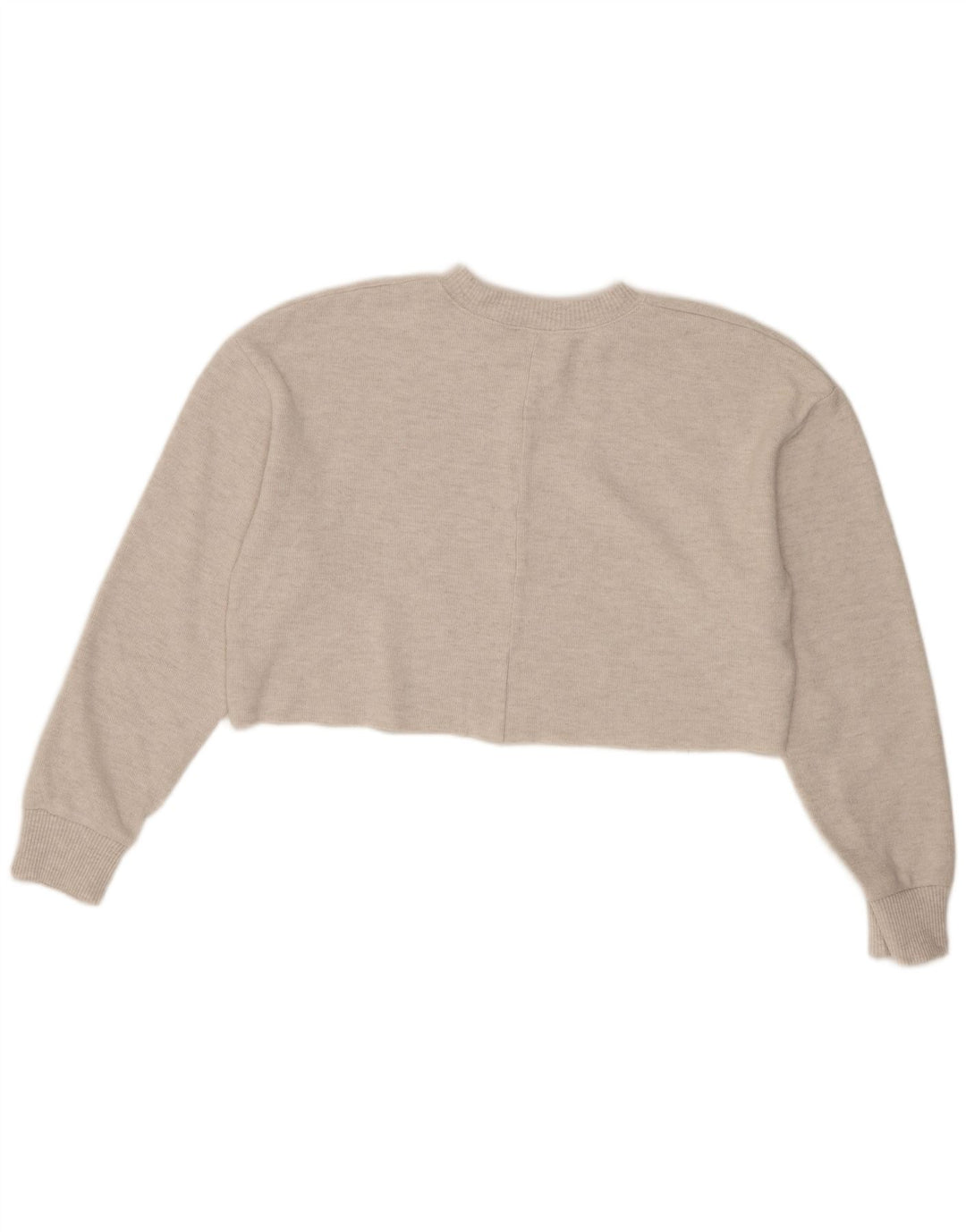 Damska bluzka Zara Crop Top UK 14 średni beż