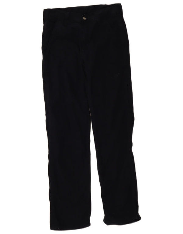 Carhartt muške ravne kargo hlače W28 L32 tamnoplavi pamuk