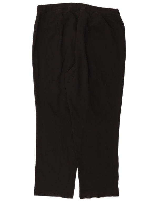 Marks & Spencer Pantalones Casuales Autograph para Mujer UK 18 XL W38 L30 Negro