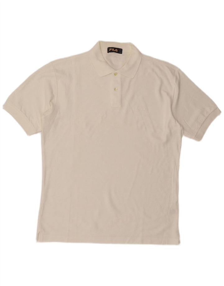 Fila Polo Homme Grand Blanc Coton