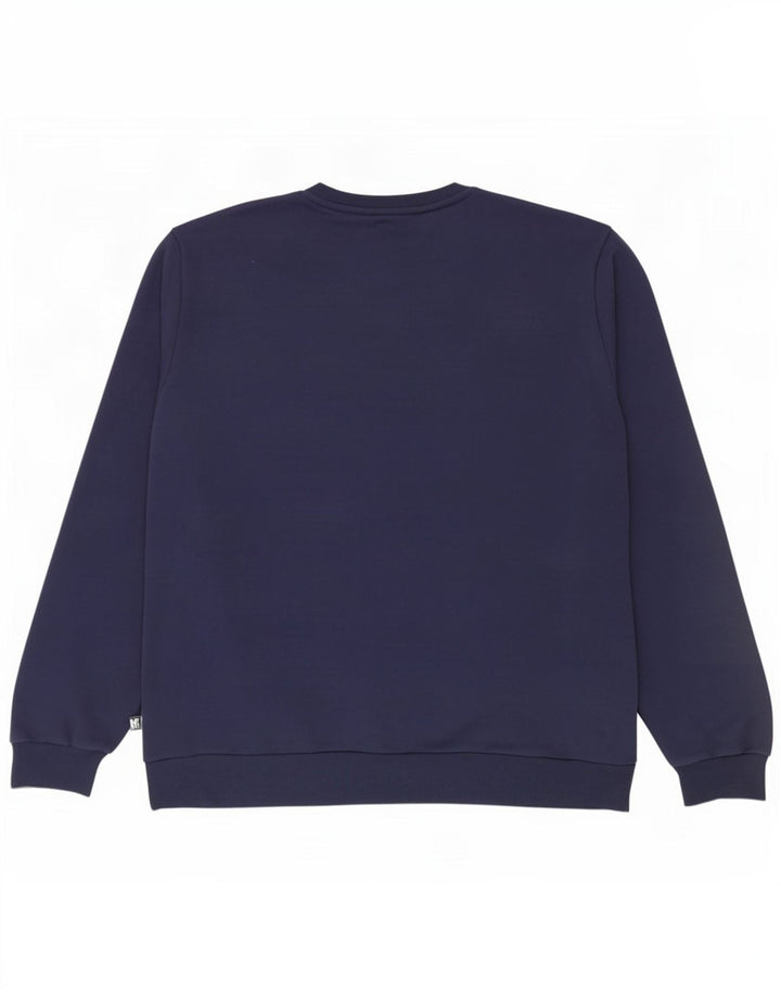 Puma Mens Sweatshirt Jumper XL Navy Blue Cotton
