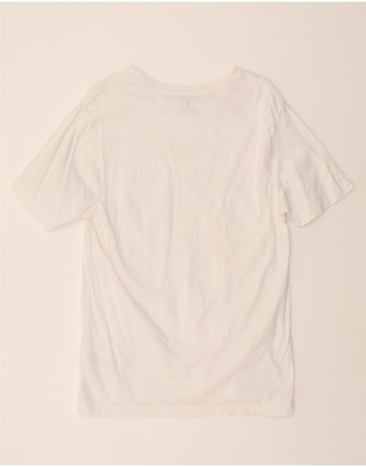 HURLEY Mens T-Shirt Top Medium White Cotton Vintage Hurley and Second-Hand Hurley from Messina Hembry 