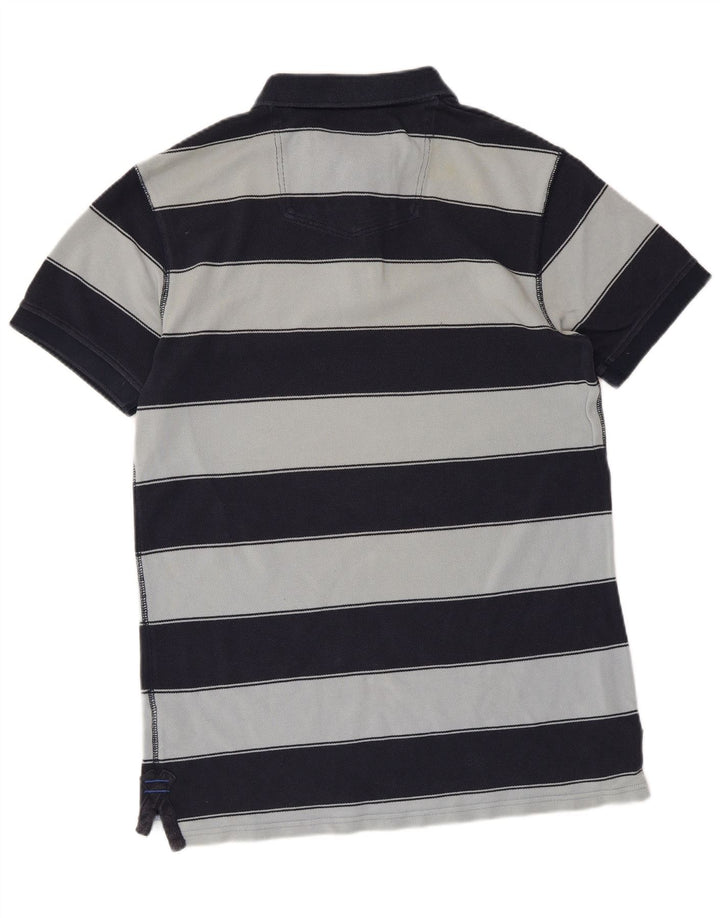FAT FACE Poloshirt til mænd Medium Navyblå stribet bomuld