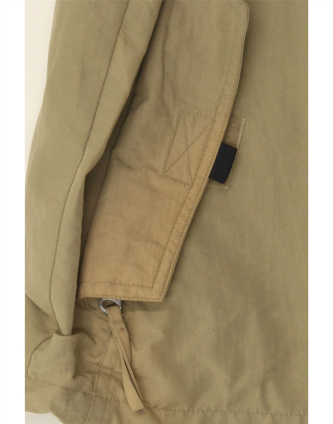 DIADORA Mens Hooded Rain Jacket UK 38 Medium Khaki Polyamide Vintage Diadora and Second-Hand Diadora from Messina Hembry 