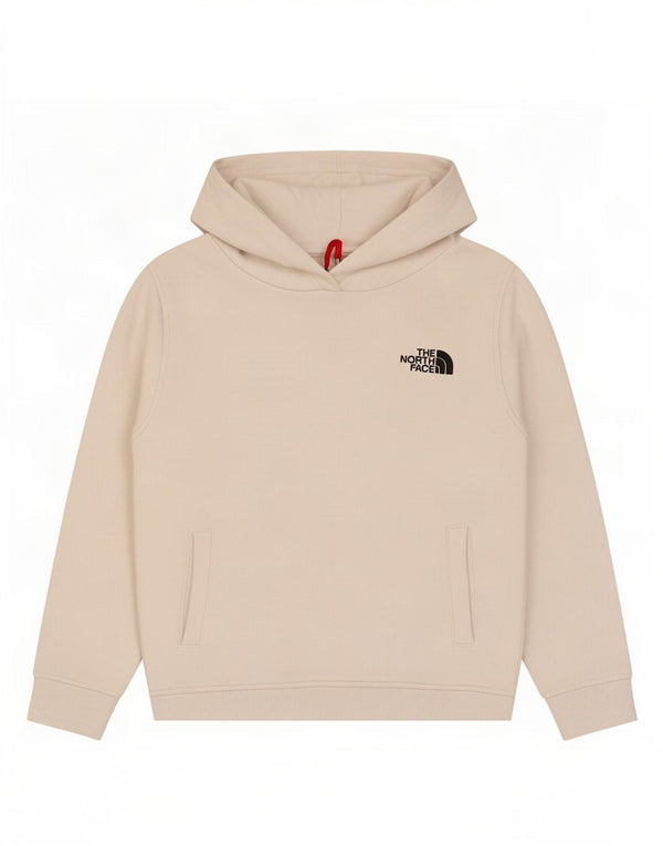 The North Face Boys Grafisk Hoodie Jumper 11-12 År Stor Hvid Bomuld