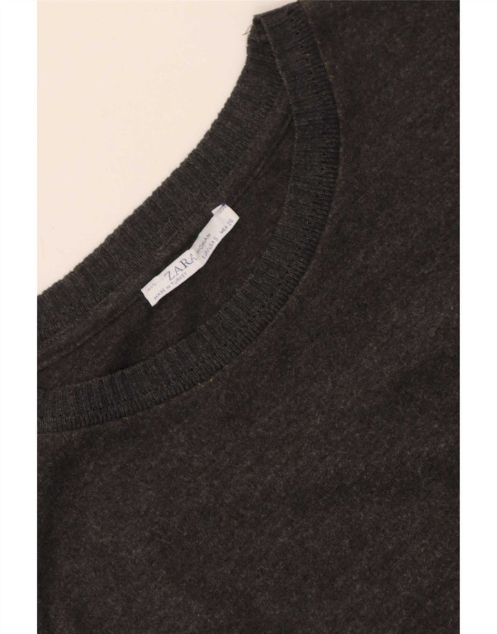 Zara Womens Shift Dress UK 10 Small Grey