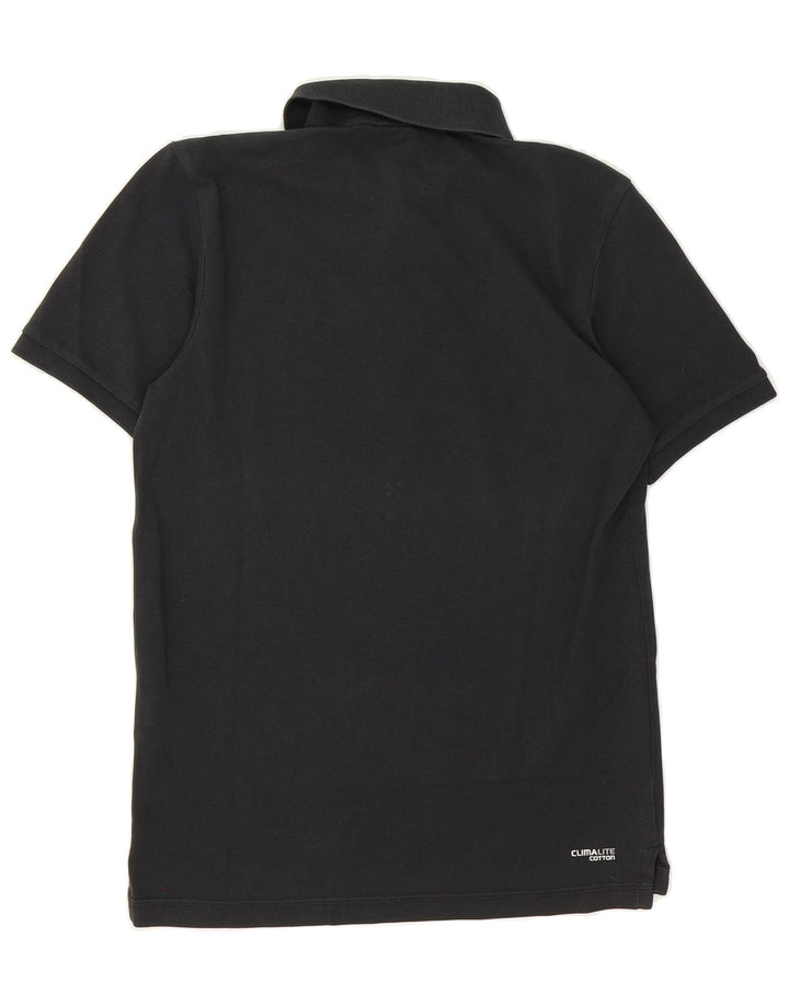 ADIDAS Mens Polo Shirt Small Black Cotton Vintage Adidas and Second-Hand Adidas from Messina Hembry 