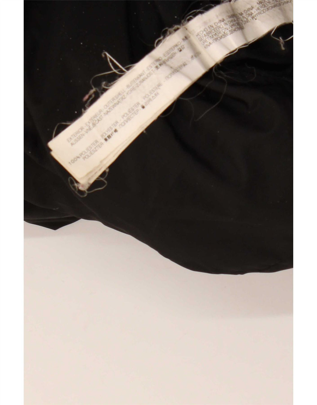 Zara Womens Padded Coat UK 10 Small Black Polyester