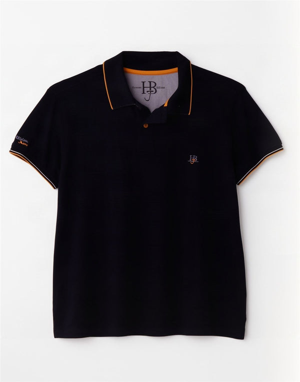 Harmont & Blaine Mens Polo Shirt Small Navy Blue Cotton
