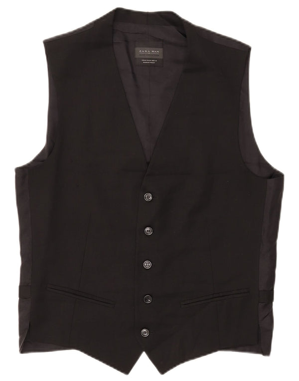Zara herrevest medium sort uld