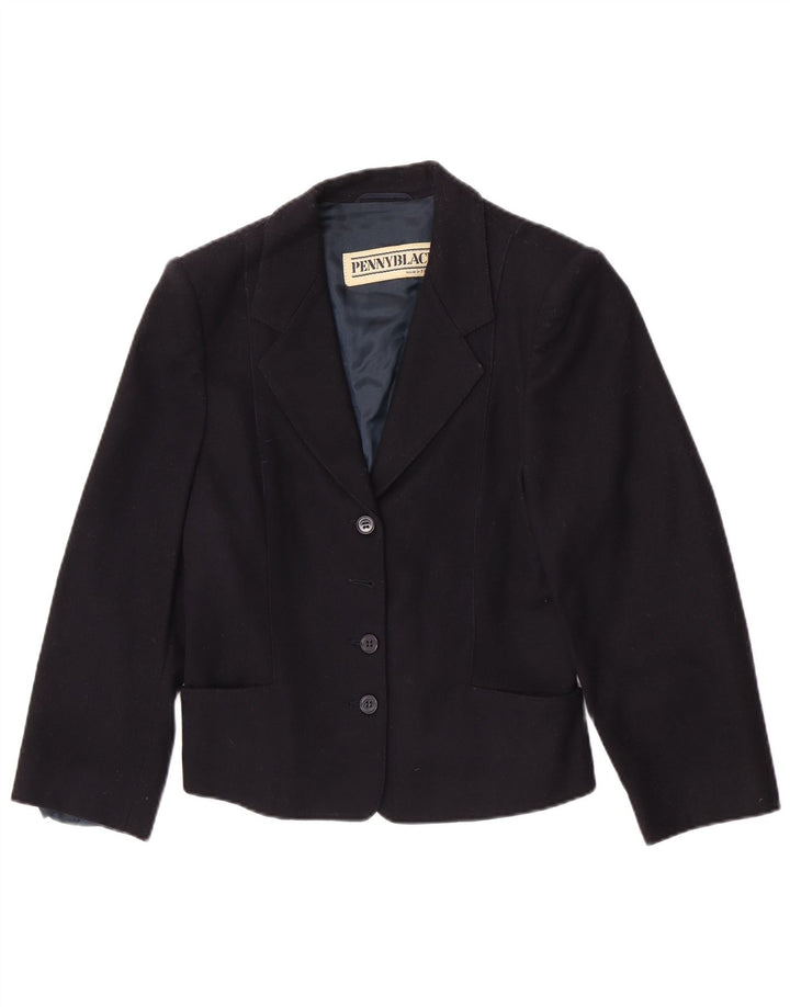 Penny Black Chaqueta tipo blazer de 3 botones para mujer UK 10 Small Wool