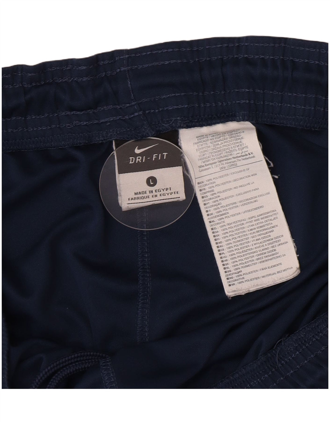 Nike Mens Dri Fit Sport Shorts Large  Navy Blue Polyester