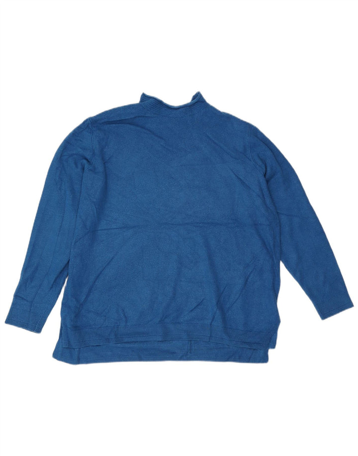 Marks & Spencer Rollkragenpullover für Damen, Gr. 16, Blau