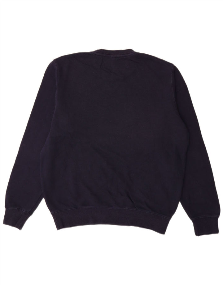 Sun68 Mens Graphic Sweatshirt Jumper Medium Navy Blue Cotton