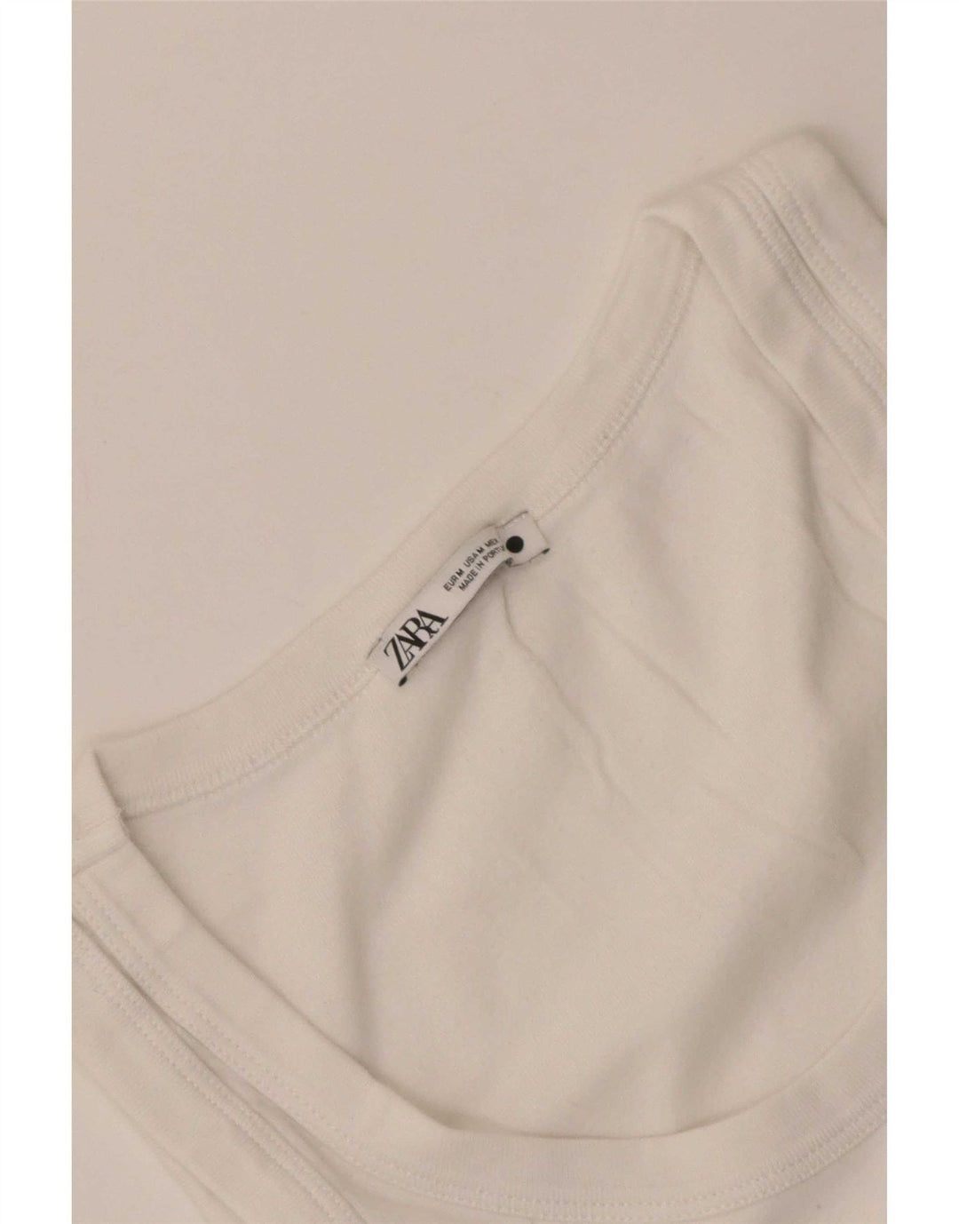 Zara Womens Vest Top UK 12 Medium White
