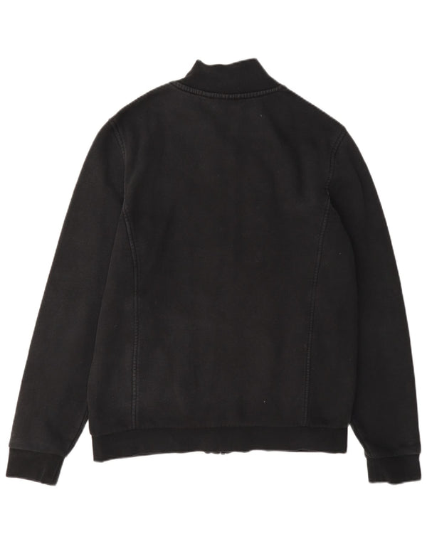 Lacoste Hombre Chándal Top Chaqueta Mediana Algodón Negro