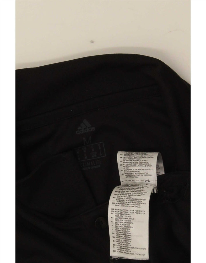 Adidas Herre Climalite Polo Shirt Medium Sort Polyester