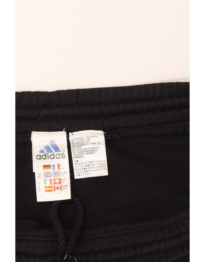 Мужские спортивные шорты Adidas среднего размера из полиэстера черного цвета