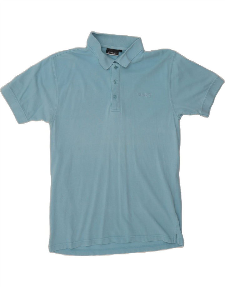 REEBOK Herre poloshirt Stor blå bomuld